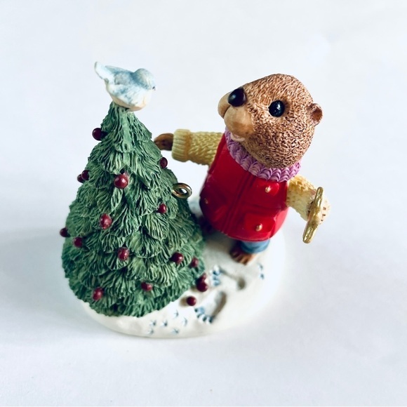 Hallmark Keepsake Tree Ornament Tender Touches Eager For Christmas 1994 - Picture 1 of 8